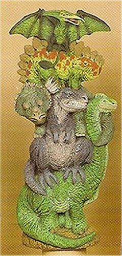 Stack of Dinosaurs 11.25"t