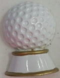 KP Golf Ball Orn. 2.5”x1.5”
