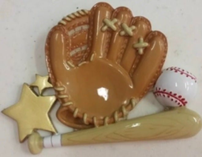 KP Baseball Orn. 3”x4”