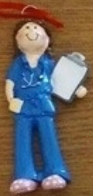 KP Nurse Orn. 3.5”T