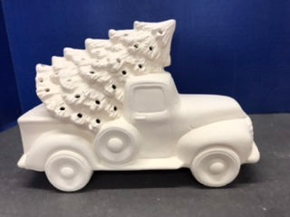 CM Pickup Truck w/Tree lites incld. 6.25”Tx9.75”L