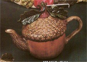 Acorn Teapot 11.5"L x 7.5"t