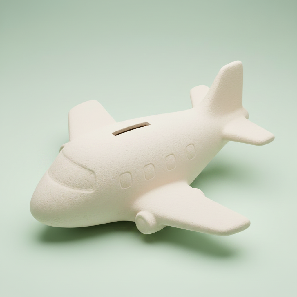 Airplane Bank 7"L