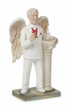 Grandpa Angel w/column 9.5"T