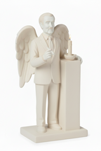 Grandpa Angel w/column 9.5"T