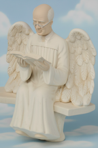Grandpa Angel w/book 7.5"