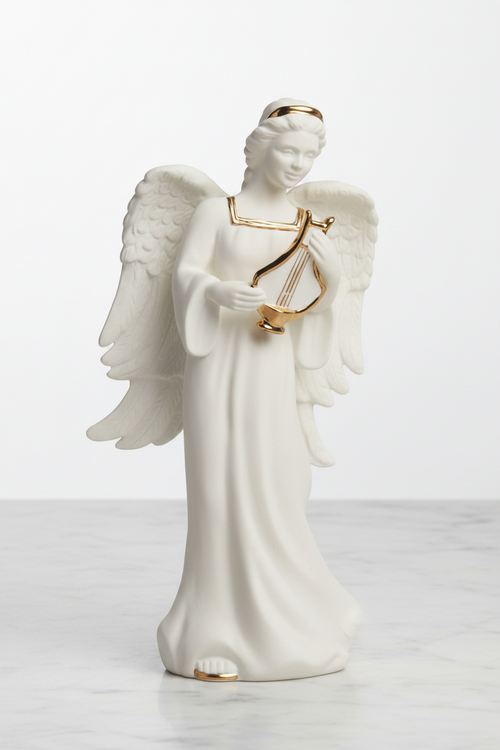 Angel w/Harp 12"T