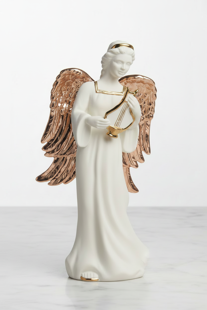 Angel w/Harp 12"T
