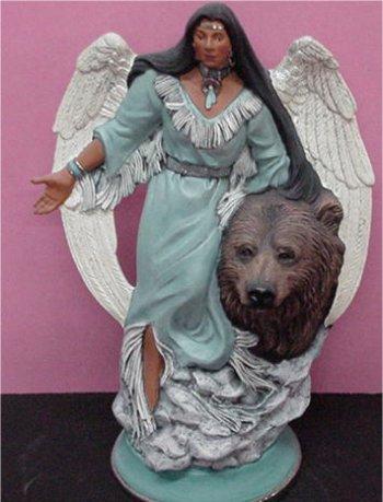 Angel w/ Bear 12.5"