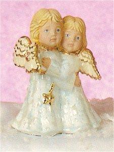Small Hugging Star Angels 4.5"T