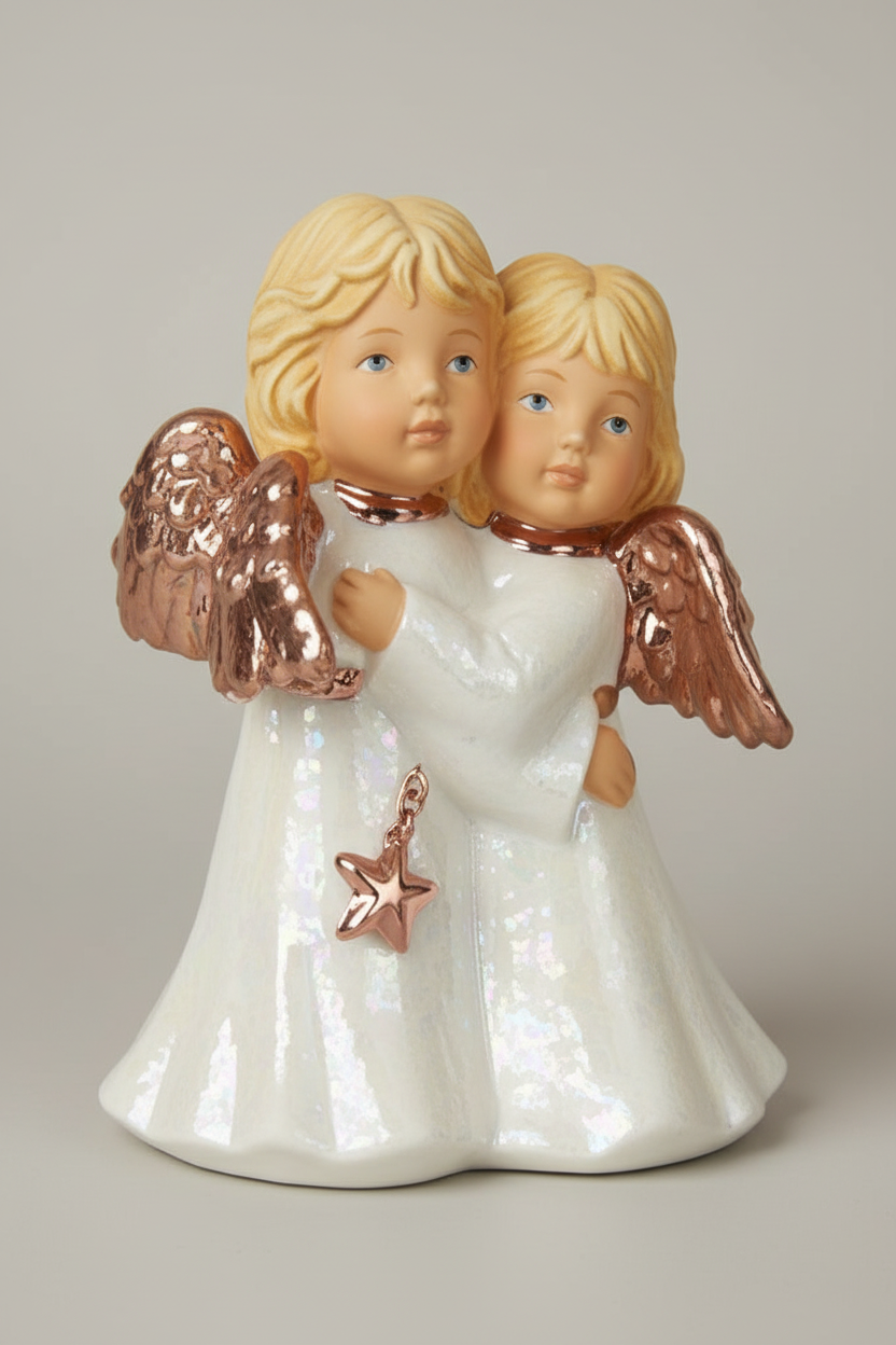 Small Hugging Star Angels 4.5"T