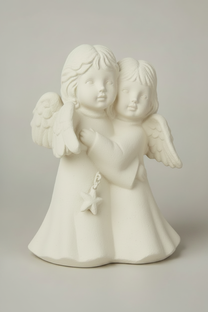 Small Hugging Star Angels 4.5"T