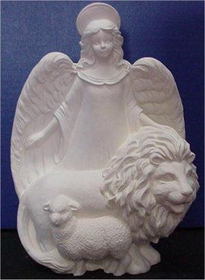 Gare's Angel w/Lion 12.5"T