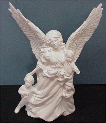 Angel w/Children 13.5"