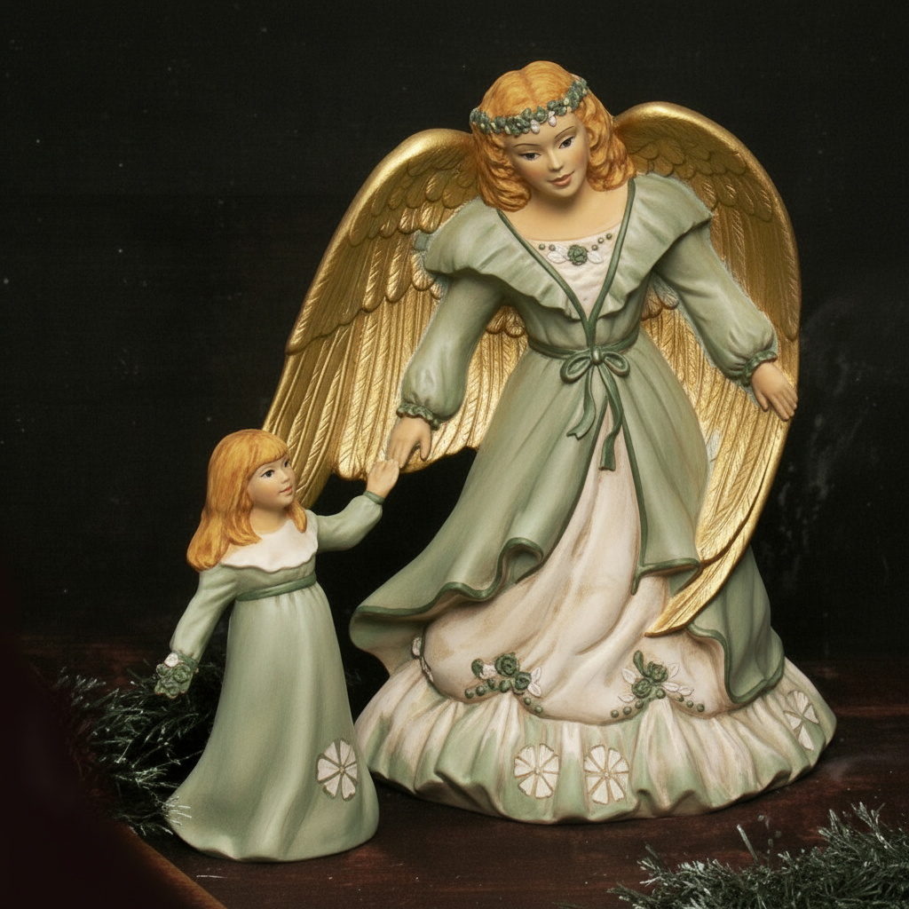 Angel w/ Girl 9"T