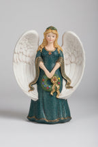 Gare Angel w Wreath 10"T