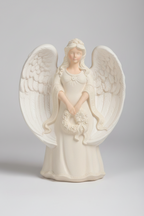 Gare Angel w Wreath 10"T