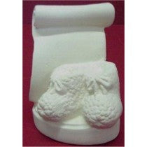 Babybooties w/Scroll 3"t