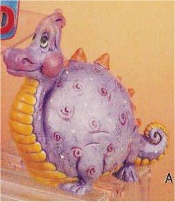Dino Bank 10"L