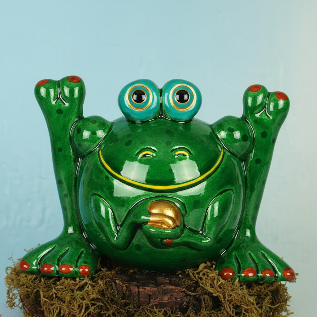 TL Frog Bank 10"W