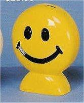 Happy Face Bank 6.5"T