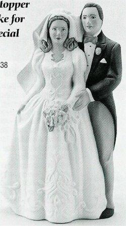 Duncan Bridal Cake Topper 8"T
