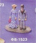 Village Couple Going to Town 3.5"t