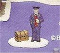 Village Man Waiting For Train 3.5"t