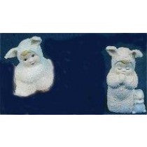 Bunny Babies Praying & Sitting 2.75"T