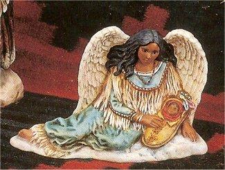 Prov. Indian Angel w/Baby 5.5"T