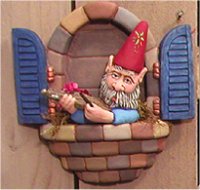 Window Gnome Fiddle 8.5"T