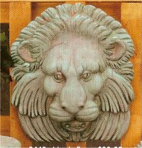 CPI Lion's Face Plaque 10"l