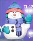 TL Snowman Waving 7"T