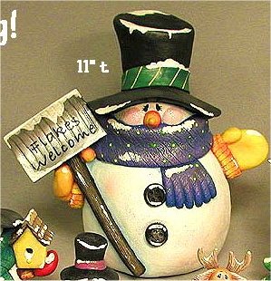 Tubby Snowman 11"t  Not a lite Up