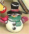 CPI Tubby Snowman w/Bird 4"t