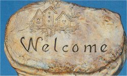 Welcome Slab 10"x6.5"