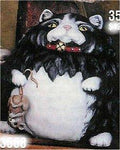 Fatty Catty w/Mouse 8"T