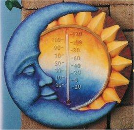 Celestial Thermometer w/therm.11.5"D