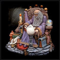 Cer. Wizard 11"H