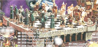 Middle Earth Chess Figures 6"T Only