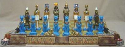 DH Egyptian Chess Set Board included