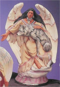 Angel w/Wolf 12"T