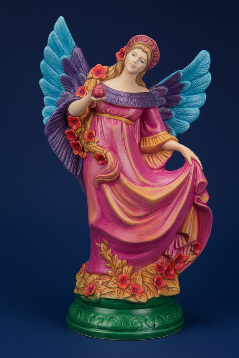 Angel w/Crystal Ball 12"t