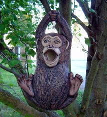 DH Monkey Birdhouse 12.5x8.5"