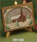 DH Country Church Card 4.5x6.5" Easel n/incld.