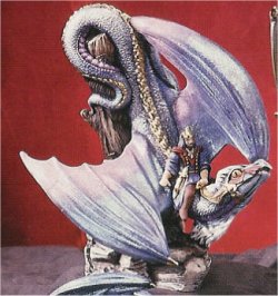 Dragon & Rider 12"t