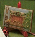 DH Fireplace Card 4.5x6.5" Easel n/incld.