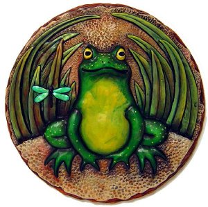 Frog Plaque/Slab 10.5" Dia.