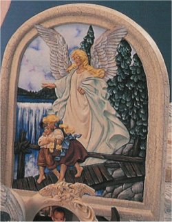 Guardian Angel Plaque 12x10"
