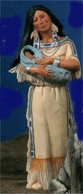 DH Indian Princess w/Baby 34"T